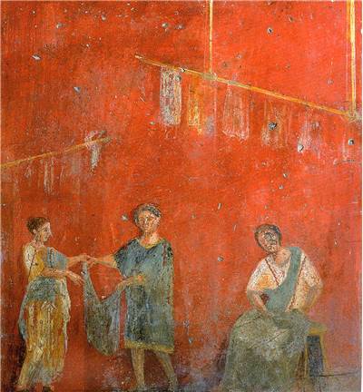 Ancient Rome Pompeii Clothes For Drying